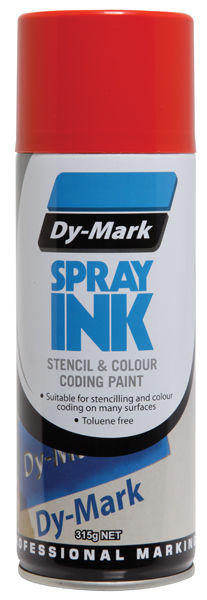 DY-MARK SPRAY INK RED 315G AEROSOL 